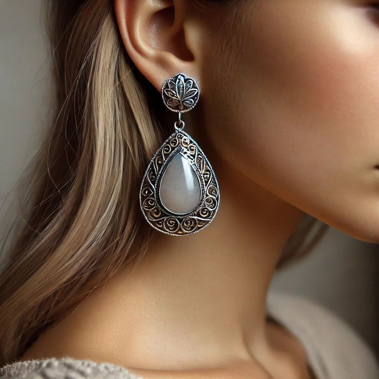 Faux Pearl Earrings
