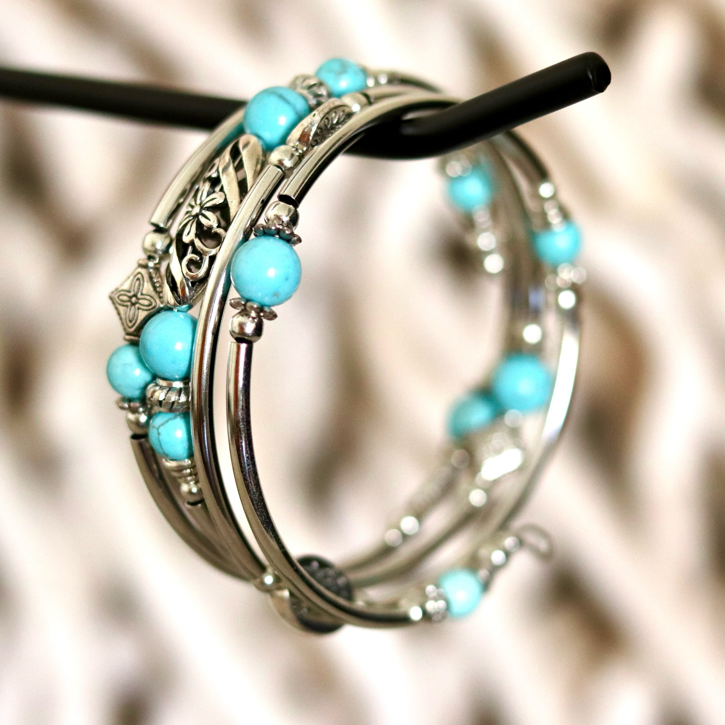 Turquoise Layered Bracelet – Boho & Elegant