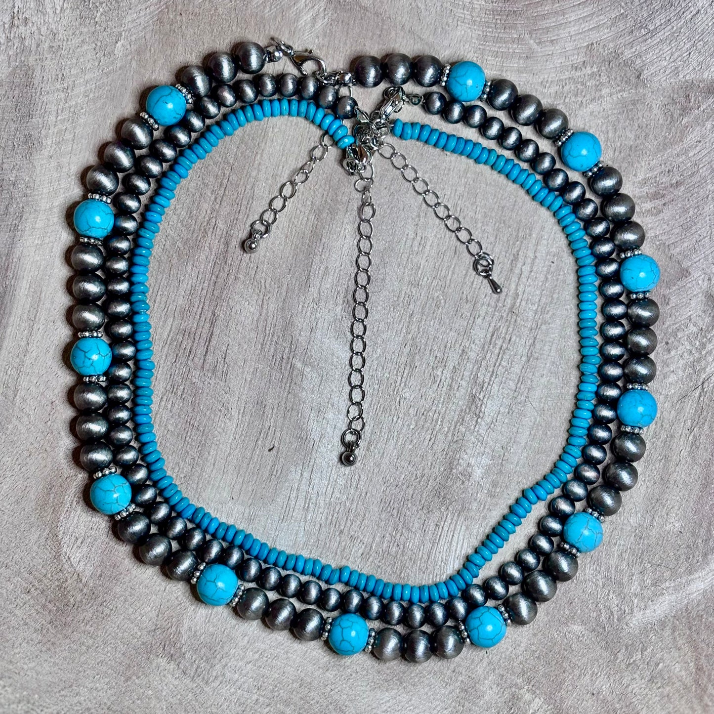 Desert Sky Necklace Set – Bold, Layered & Full of Vibe