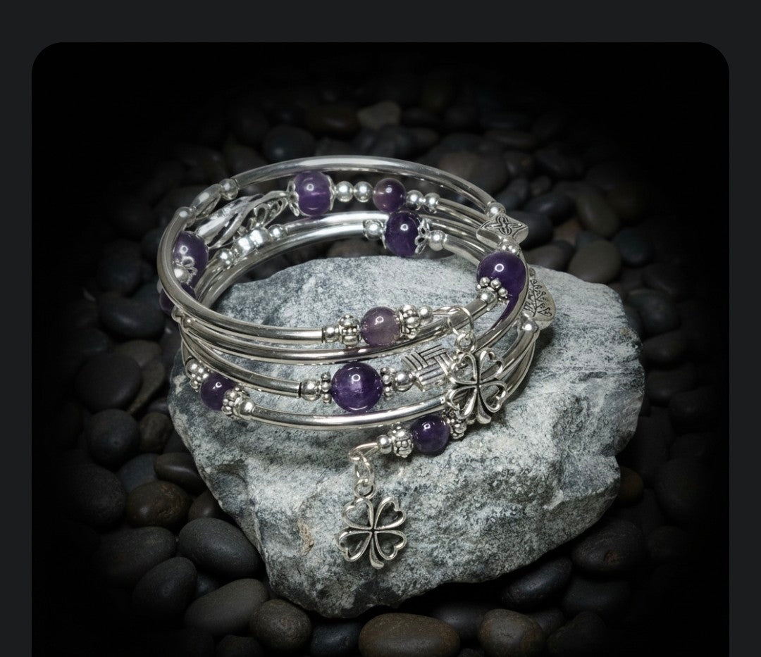 Violet Charm Bracelet – Wishful, Winding & Wonderfully You