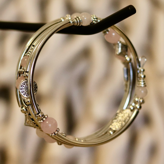 Rose Quartz Layered Bracelet – Love & Harmony
