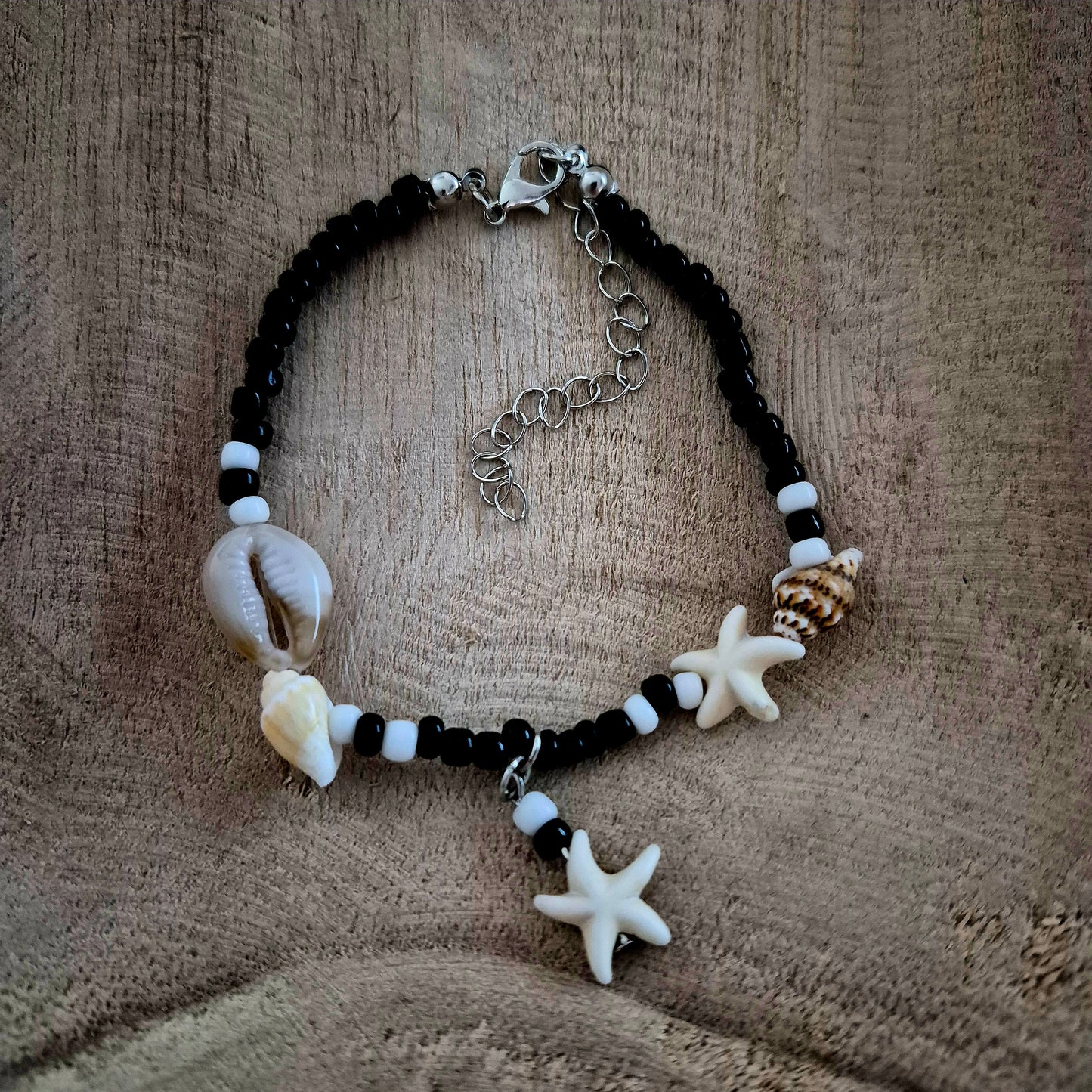 Seaside Dreams Anklet – Shells, Stars & Coastal Magic
