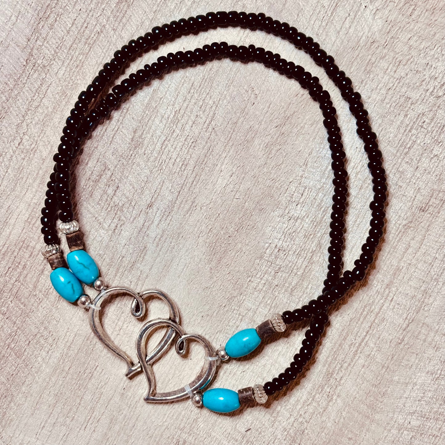 Turquoise Heart Anklet – Playful & Meaningful