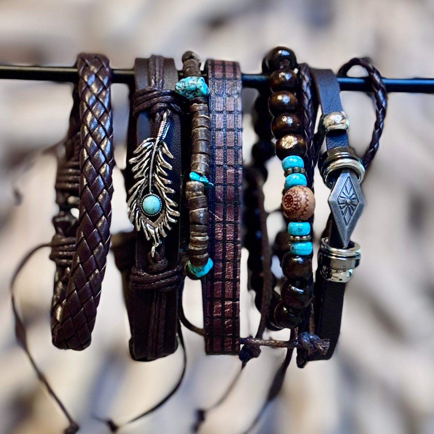 The Wanderer Set – Tribal Tones, Turquoise Stones & Nomadic Vibes