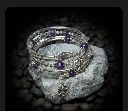 Violet Charm Bracelet – Wishful, Winding & Wonderfully You