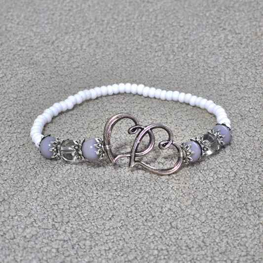 Lavender Heart Anklet – Grace, Balance & Gentle Energy